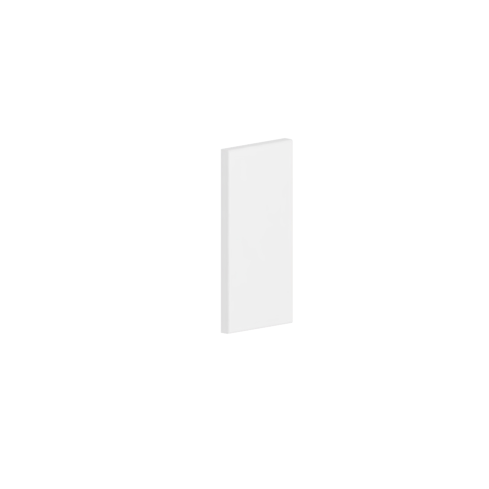 GGK Micro-BRA - 65x130/45, DUO Eindstuk, 3-z (Gecoat aluminium) RAL 9010 - VPE=1
