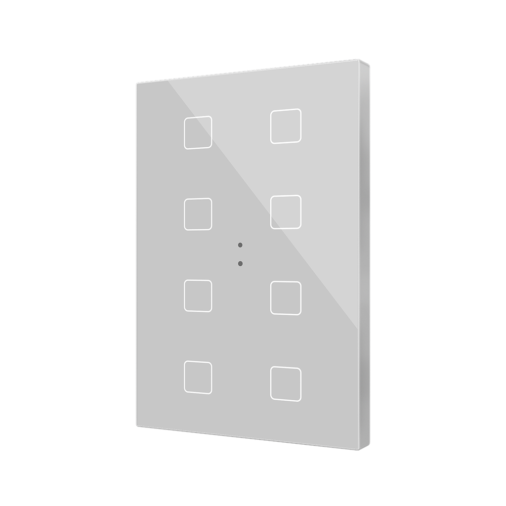 Zennio Flat XL X8 (Argent)