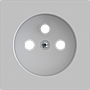Zennio ZS55 - Penaarde centraalplaat (Zilver) - VPE=10