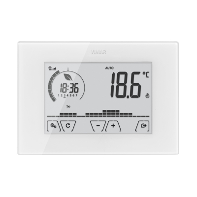 Surface WIFI touch-thermostat 230V white