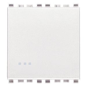 Vimar Eikon - Interrupteur 1P 16AX 2M (Blanc)