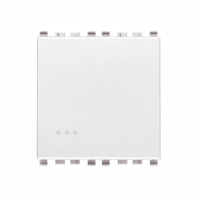 EIKON - 1P 16AX 1-poste interrupteur 2M blanc - bornes rapide