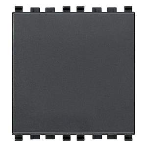 Vimar Eikon - Bouton-poussoir 1P NO 10A 2M (Gris)