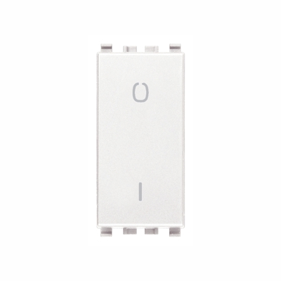EIKON - 2P 16AX 1-poste interrupteur blanc - bornes rapide