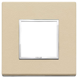 Vimar Eikon Evo - Raffinati 2M (Leder - Cream)