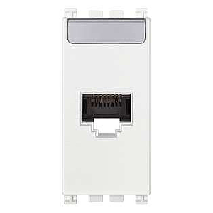 Vimar Arké - RJ45 Cat6A Netsafe UTP stopcontact (Wit)