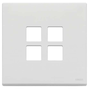 Vimar Eikon Exé Flat - Plaque de recouvrement 2Mx4 (Blanc mat)