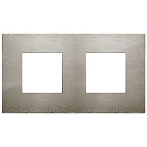 Vimar Arké Classic - Metal-Color 4M - 2+2x71 (Métal - Geborsteld inox)