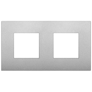 Vimar Arké Classic - Color-Tech 4M - 2+2x71 (Technopolymère - Mat zilver)