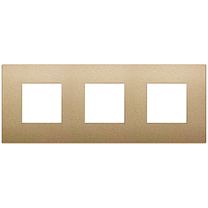 Vimar Arké Classic - Color-Tech 6M - 2+2+2x71 (Technopolymère - Mat goud)
