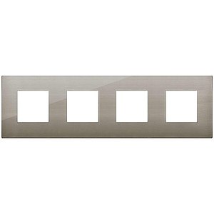 Vimar Arké Classic - Metal-Color 8M - 2+2+2+2x71 (Métal - Geborsteld inox)