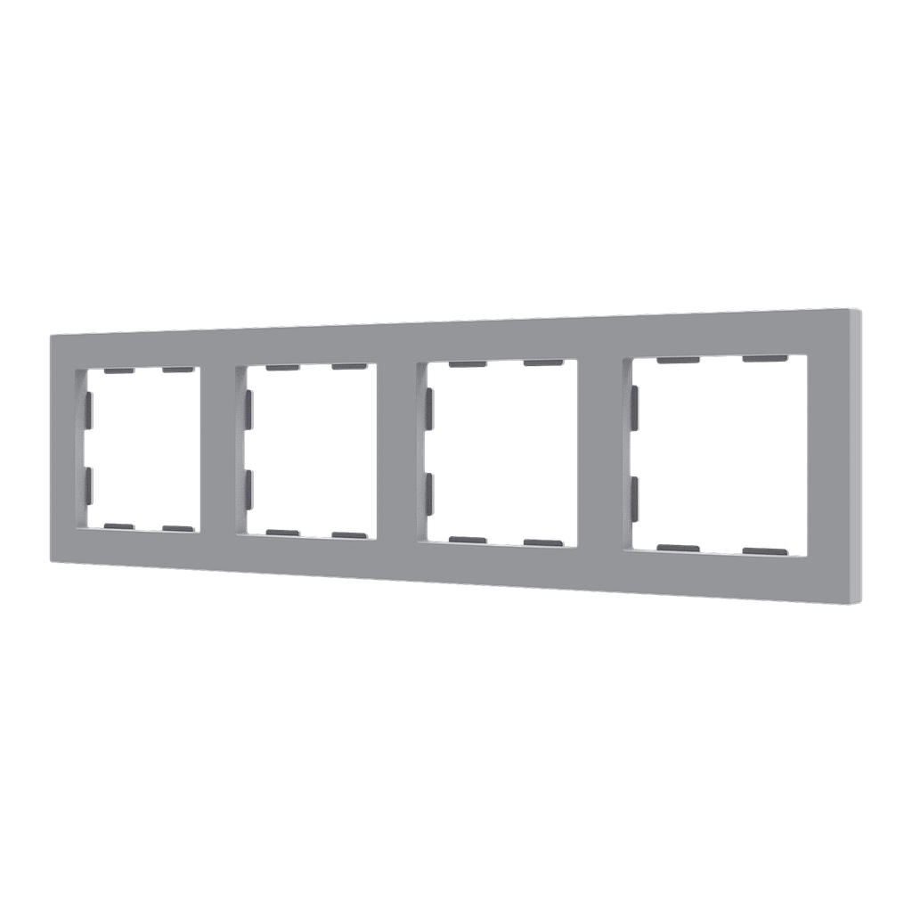 Zennio ZS55 - Afdekraam 4M (Zilver) - VPE=5