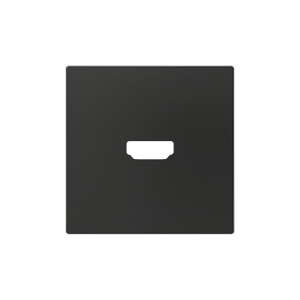 Zennio ZS55 - HDMI centraalplaat (Antraciet)