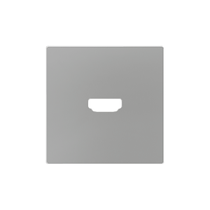 Zennio ZS55 - HDMI centraalplaat (Zilver)