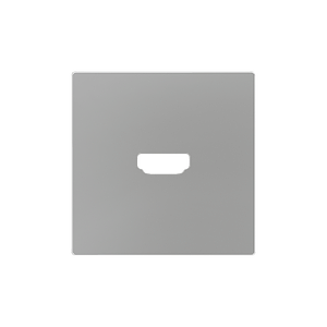 Zennio ZS55 - Enjoliveur HDMI (Argenté)