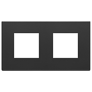 Vimar Eikon Exé - Plaque de Recouvrement 4M - 2+2x71 (Métal - Anthracite)