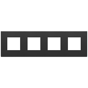 Vimar Eikon Exé - Plaque de Recouvrement 6M - 2+2+2+2x71 (Métal - Anthracite)