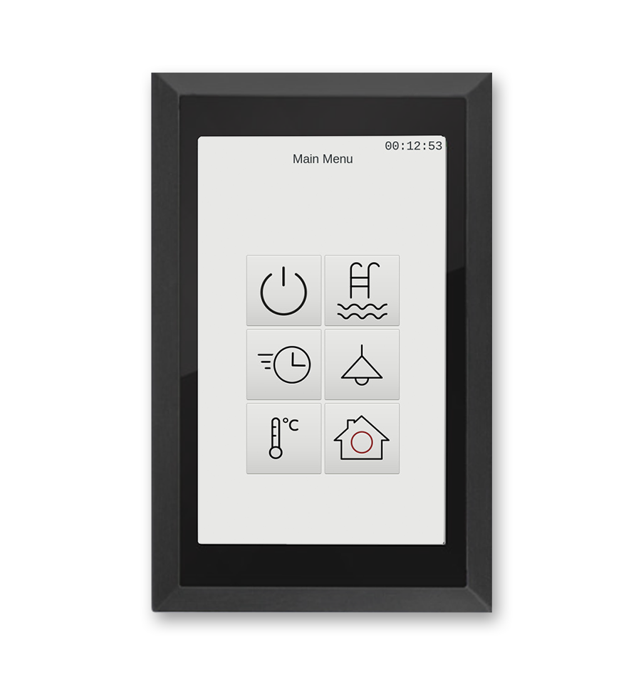 Arcus Touch_IT AC4 - 4,3&quot; (Aluminium, noir anodisé brossé)