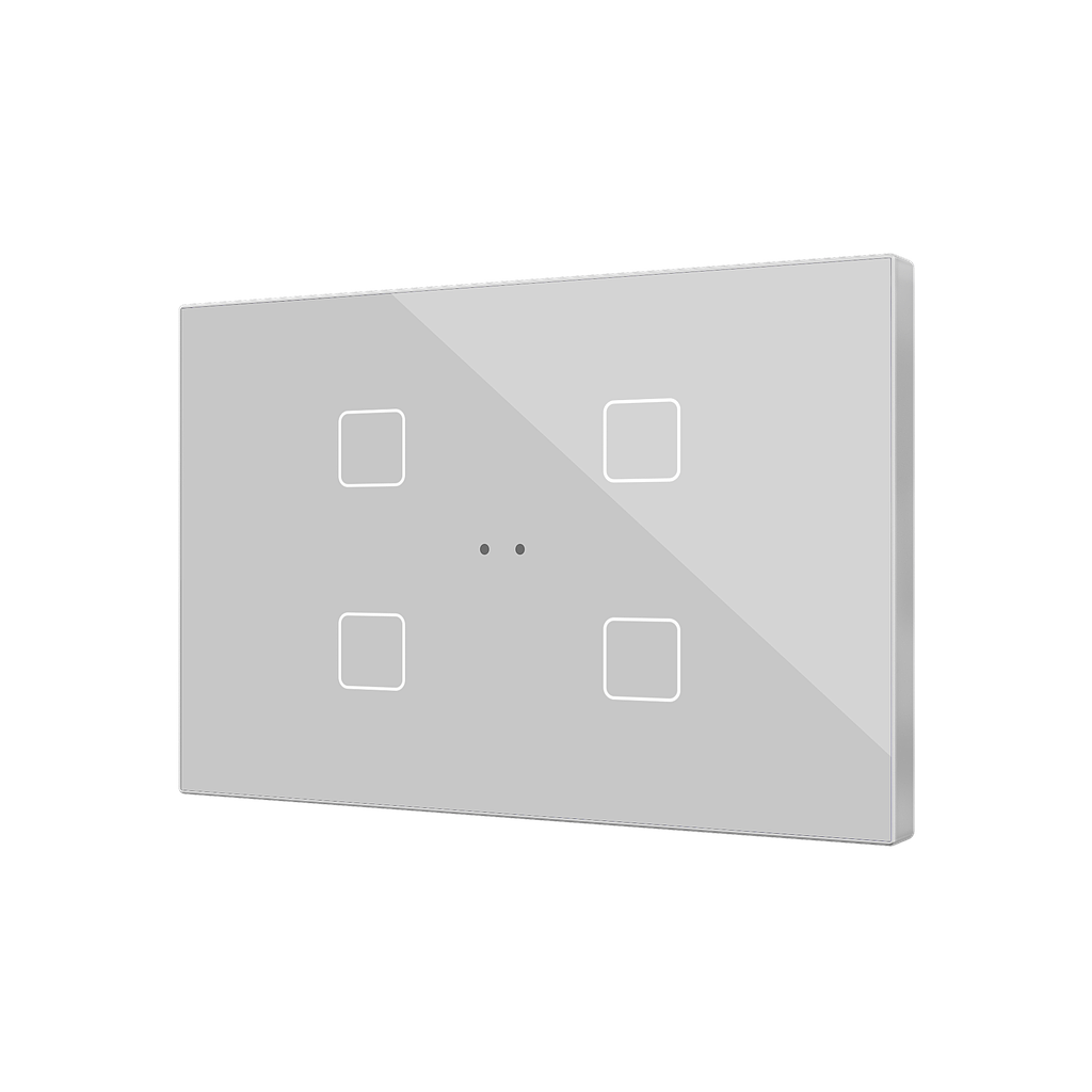 Zennio Flat XL X4 (Zilver)