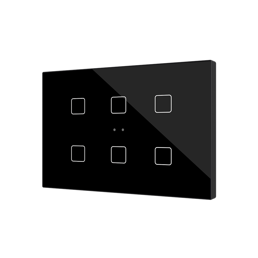 Zennio Flat XL X6 (Antraciet)
