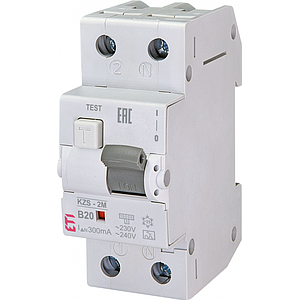 ETI ASTI - Disjoncteur différentiel KZS-2M B20/03 - A