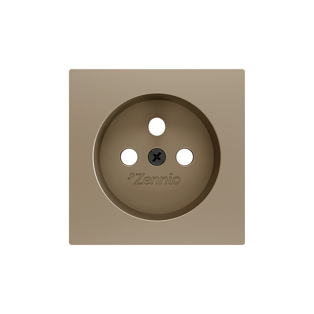 Zennio ZS55 - Enjoliveur prise terre (Champagne)