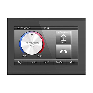 Elsner Corlo Touch KNX 5" WL (Zwart/Zwart)