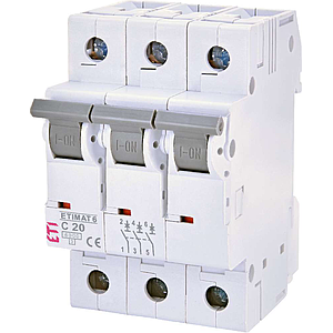 ETI Etimat 6 - Automaat C 3p 6kA 20A