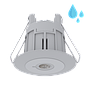 Faradite Motion Sensor 360 IP67 - Volt Free (Blanc)